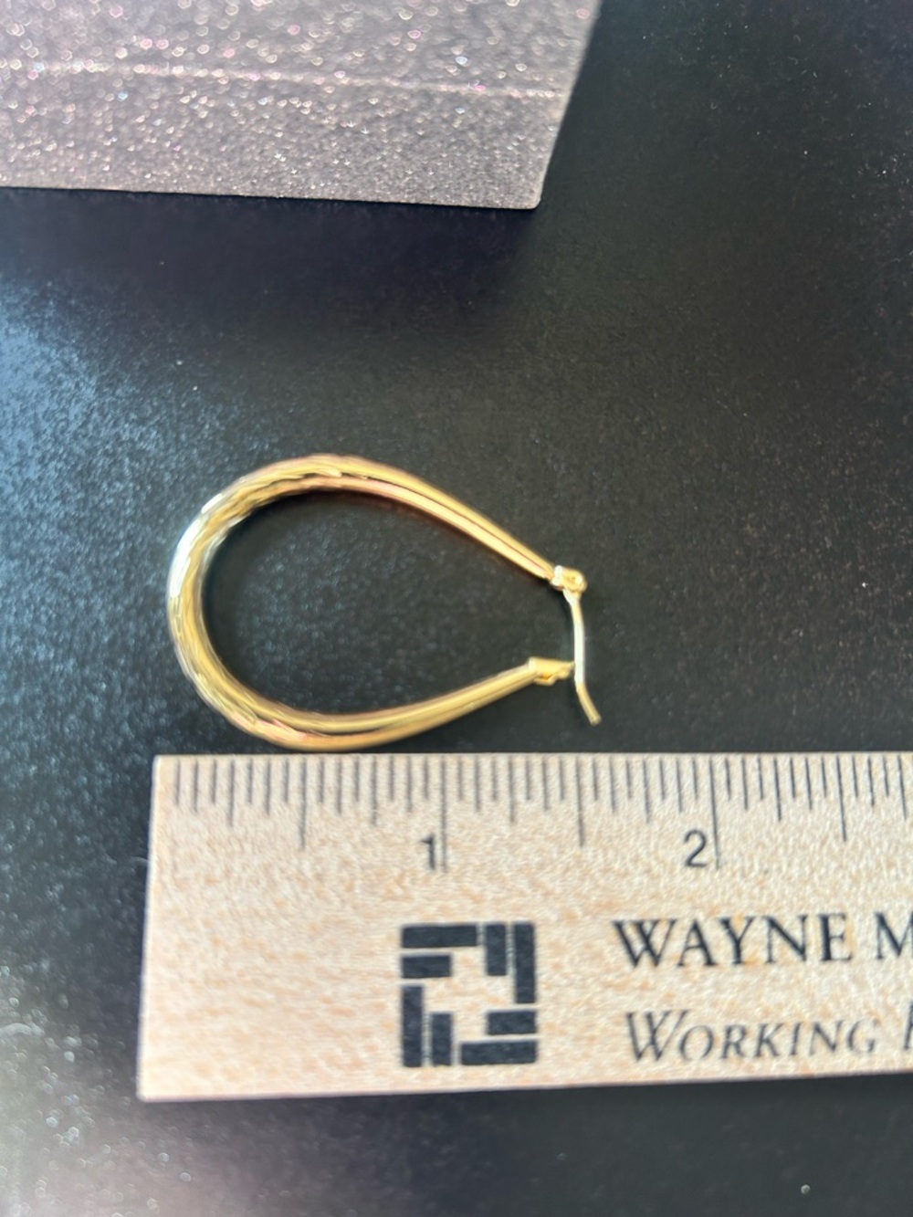 Gold Plated Twisted Hoop Earrings - Women Jewelry - Picture 3 of 6